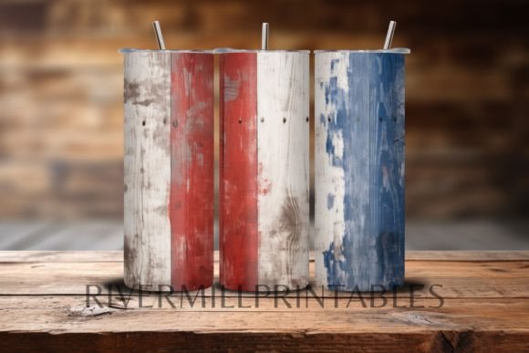 Download Red White Blue Barnwood Tumbler Wrap - Red white blue Collection
