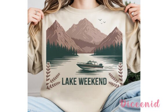 Download Lake Weekend Adventure Scene PNG - Lake Collection