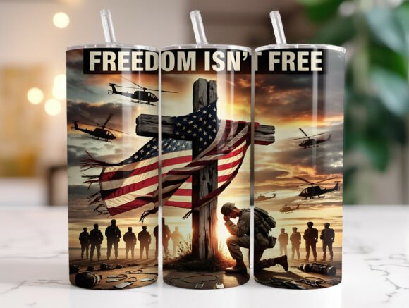 Download American Freedom 20oz Tumbler Wrap PNG - 20oz tumbler Collection