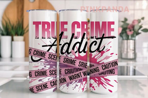 Download True Crime Addict 20oz Tumbler Wrap - 20oz tumbler Collection