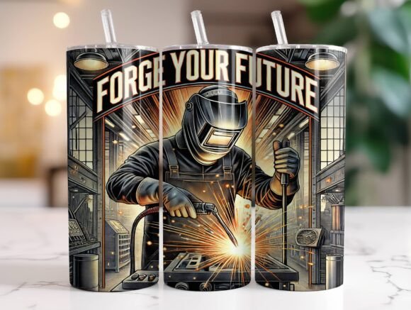 Download Forge Your Future 20oz Tumbler Wrap PNG - 20oz tumbler Collection