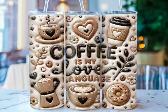 Download Inflated Coffee Lover 20oz Tumbler Wrap - 20oz tumbler Collection