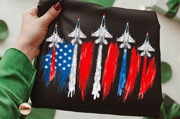 Download Red White Blue 4th July Fighter Jet Png - Red white blue Collection