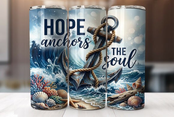 Download Hope Anchors the Soul 20oz Tumbler Wrap - 20oz tumbler Collection