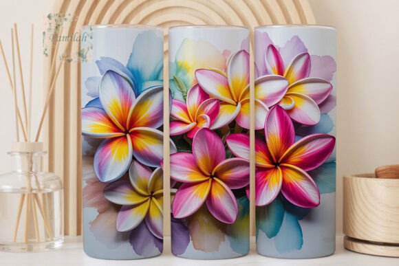 Download Tropical Plumeria Floral 20oz Tumbler - 20oz tumbler Collection