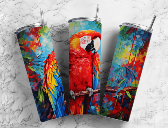 Download Parrot Bird Exotic 20oz Tumbler Design - 20oz tumbler Collection