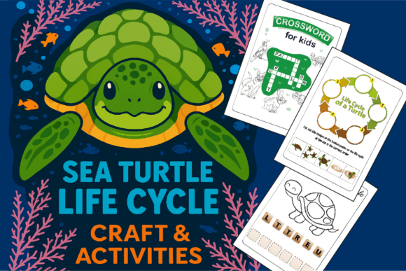 Download Sea Turtle Life Cycle Craft &amp; Activities - Turtle life Collection