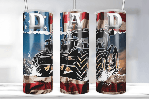 Download Farmer Dad Tractor 20oz Tumbler Wrap - 20oz tumbler Collection