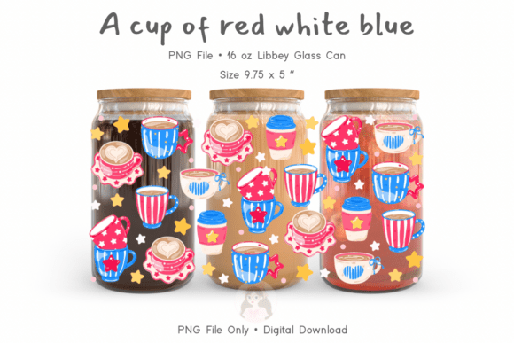 Download A Cup of Red White Blue Tumbler Libbey - Red white blue Collection