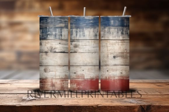 Download Red White Blue Barnwood Tumbler Wrap - Red white blue Collection