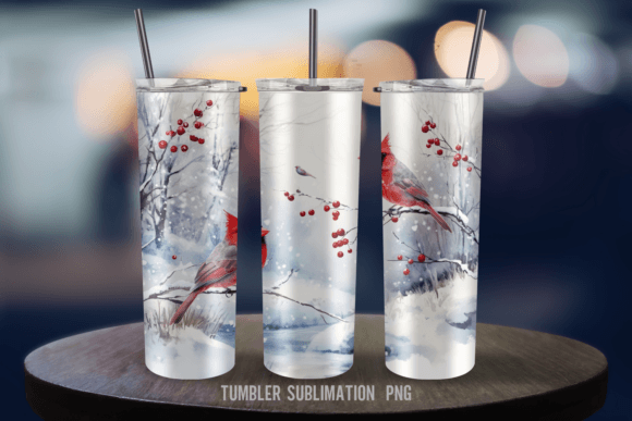Download Winter Cardinal Bird 20oz Tumbler - 20oz tumbler Collection