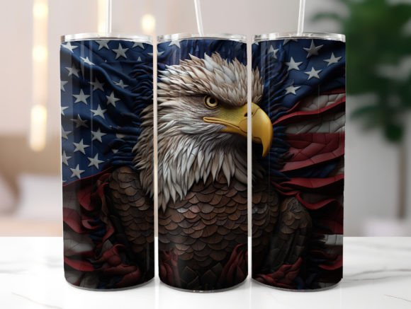 Download American Flag Eagle 20oz Tumbler Wrap - 20oz tumbler Collection