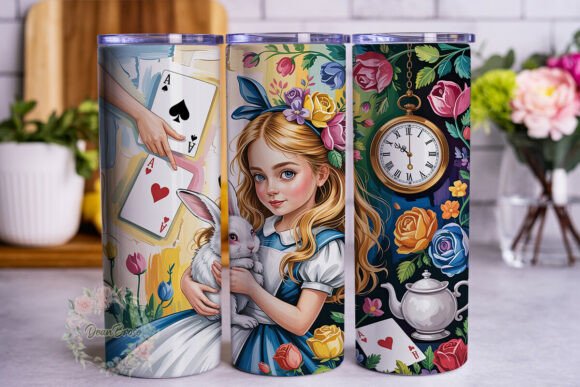 Download Whimsical Wonderland 20oz Tumbler Wrap - 20oz tumbler Collection
